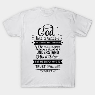 Trust GOD's WILL T-Shirt